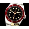 튜더 Heritage Black Bay SS/SS Black/Red Asian 28242 -TUD017