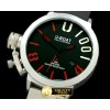 U-BOAT Classico U1001 SS/RU Blk/Red Asian 2813 21J -UB023B