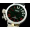 U-BOAT Classico U1001 SS/RU Blk/Red Asian 2813 21J -UB023B