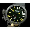 U-BOAT Classico U1001 PVD/RU Blk/Ylw Asian 2813 21J -UB024B