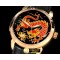 U-BOAT Classico Enamel Champleve Dragon RG/LE Black A2836 -UN036B