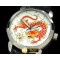 U-BOAT Classico Enamel Champleve Dragon SS/LE White A2836 -UN037A