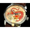 U-BOAT Classico Enamel Champleve Dragon SS/LE Peach A2836 -UN037C