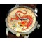 U-BOAT Classico Enamel Champleve Dragon SS/LE Peach A2836 -UN037C