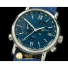 U-BOAT Perpetual Calendar SS/LE Blue Asian 2813 23J -UN043A