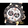 U-BOAT Maxi Marine Chronograph RG/RU White Jap OS20 Qtz -UN047A