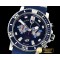 U-BOAT Maxi Marine Chronograph Blue SS/RU Black Jap OS20 Qtz -UN048A