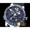U-BOAT Executive Toro 32603 Automatic SS/RU Blue Asia 23J -UN049D