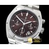 바쉐론콘스탄틴 Overseas Chronograph SS/SS Brown Asia 7750 Mod 5200 -VC0108B