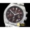 바쉐론콘스탄틴 Overseas Chronograph SS/SS Brown Asia 7750 Mod 5200 -VC0108B