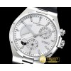 바쉐론콘스탄틴 Overseas Dual Time Power Reserve SS/RU Wht TWA A1222 -VC0116A