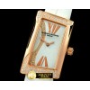 바쉐론콘스탄틴 1972 Ladies RG/Diam/LE White Swiss Qtz -VC063A