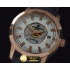 바쉐론콘스탄틴 Matte Skeleton Automatic RG/LE White Asian Eta 2824 -VC072A