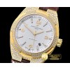 바쉐론콘스탄틴 Overseas Ref.47074 YG/LE White MY8215 Mod Cal5100 -VC095A