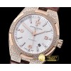 바쉐론콘스탄틴 Overseas Ref.47074 Diams RG/LE White MY8215 Mod Cal5100 -VC096A