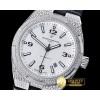 바쉐론콘스탄틴 Overseas Ref.47074 Diams SS/LE White MY8215 Mod Cal5100 -VC097A