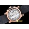 코럼 Admirals Cup Chronograph RG/RU Wht/Blk Qtz -COR040E