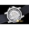 코럼 Admirals Cup Chronograph Left Hand SS/RU Blk/Wht Qtz -COR040G