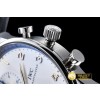 IWC Portuguese Chrono SS/LE Wht A7750 New Improved -IWC0293