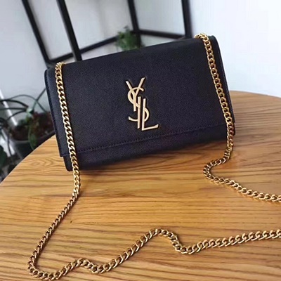 세인트 로랑 미디엄 케이트 모노그램 사첼 블랙 470428